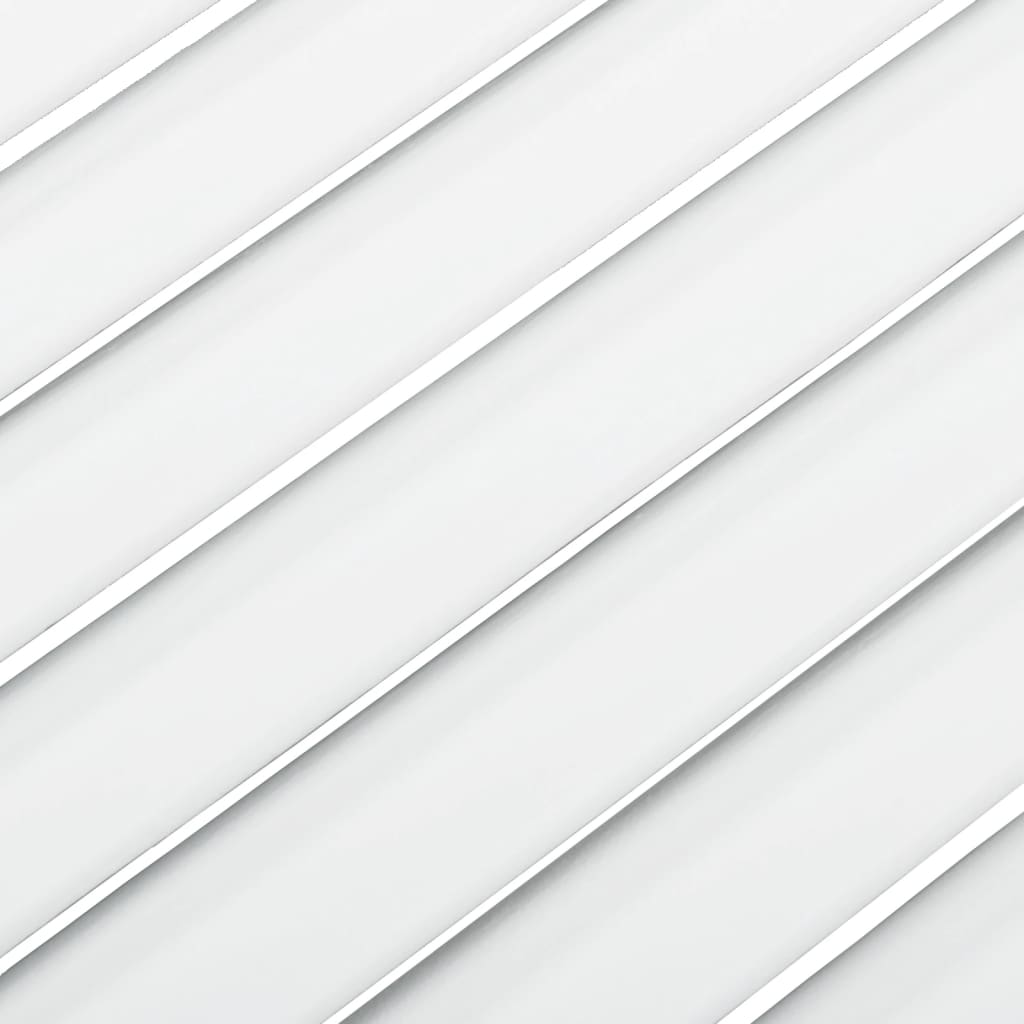 vidaXL Skåpluckor lamelldesign 2 st vit 61,5x49,4 cm massiv furu