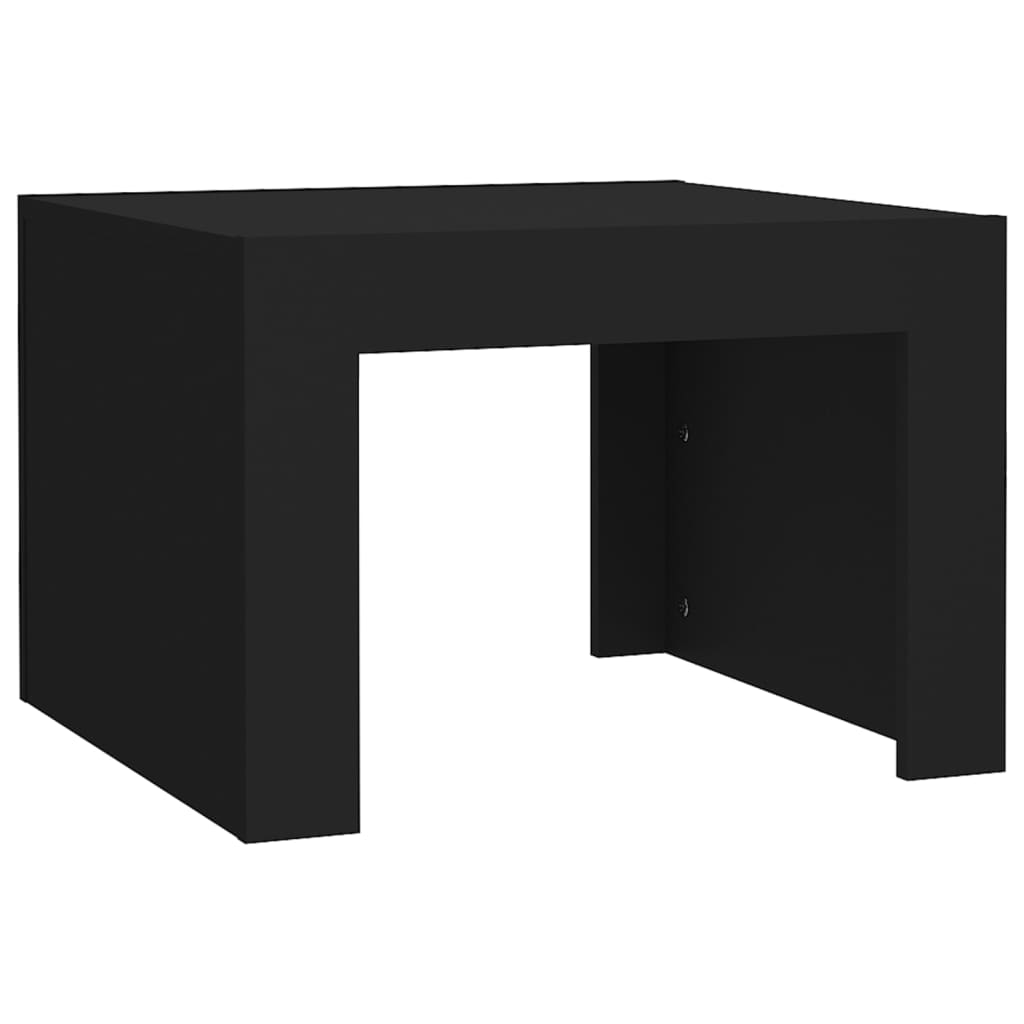 vidaXL Soffbord svart 50x50x35 cm konstruerat trä