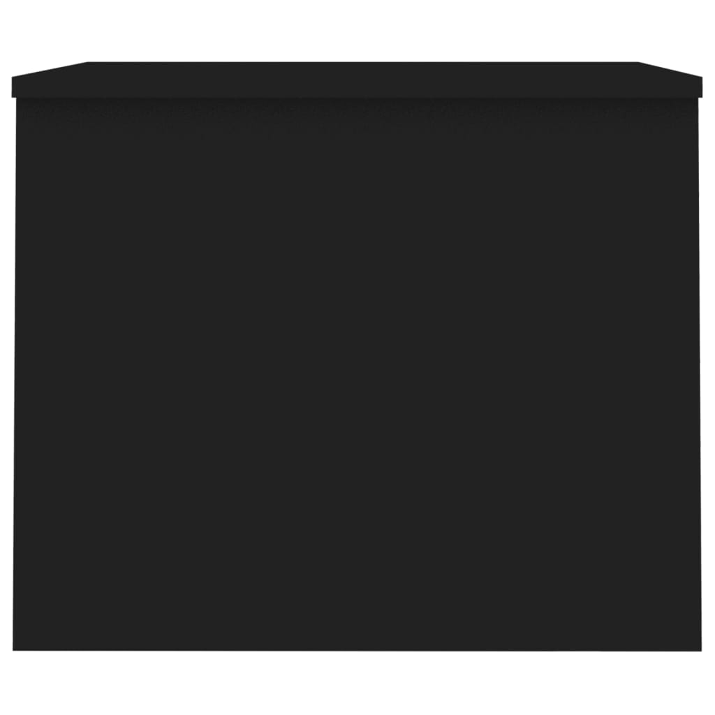 vidaXL Soffbord svart 80x50,5x41,5 cm konstruerat trä