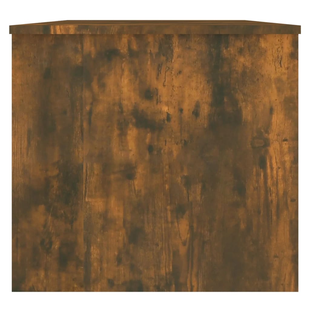 vidaXL Soffbord rökfärgad ek 102x50,5x46,5 cm konstruerat trä