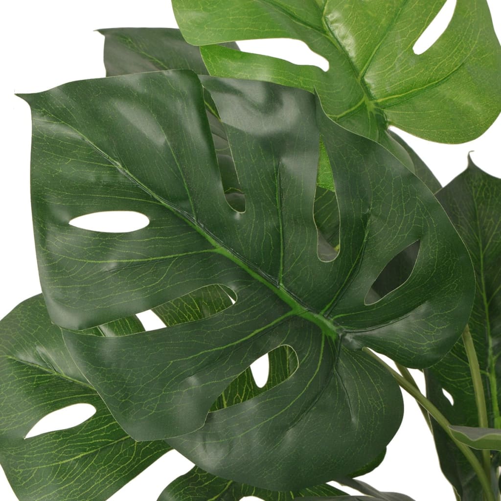 vidaXL Konstväxt Monstrera med kruka 45 cm grön