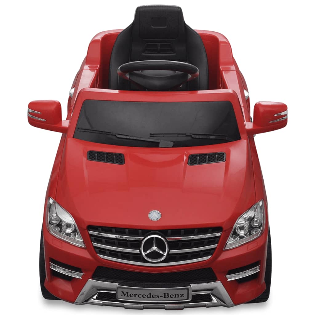 Elbil för barn Mercedes Benz ML350 med fjärrkontroll röd 6 V