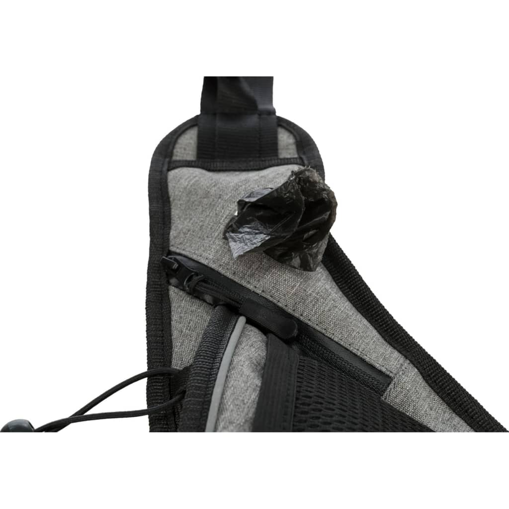 TRIXIE Joggingbälte med koppel grått och svart