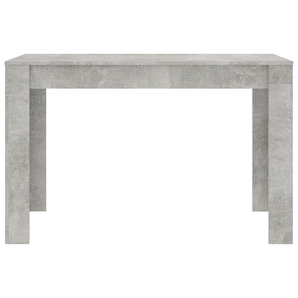vidaXL Matbord betonggrå 120x60x76 cm spånskiva