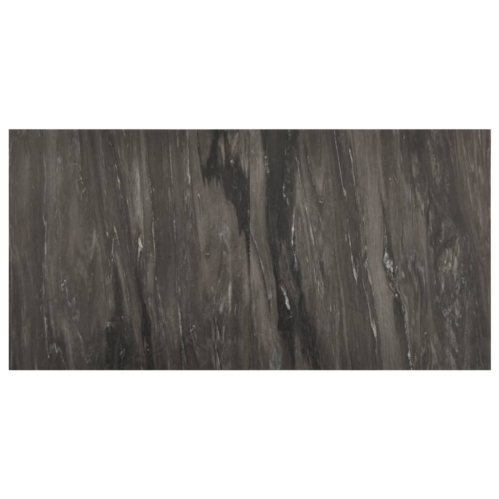 vidaXL Självhäftande golvplankor 55 st PVC 5,11 m² mörkgrå