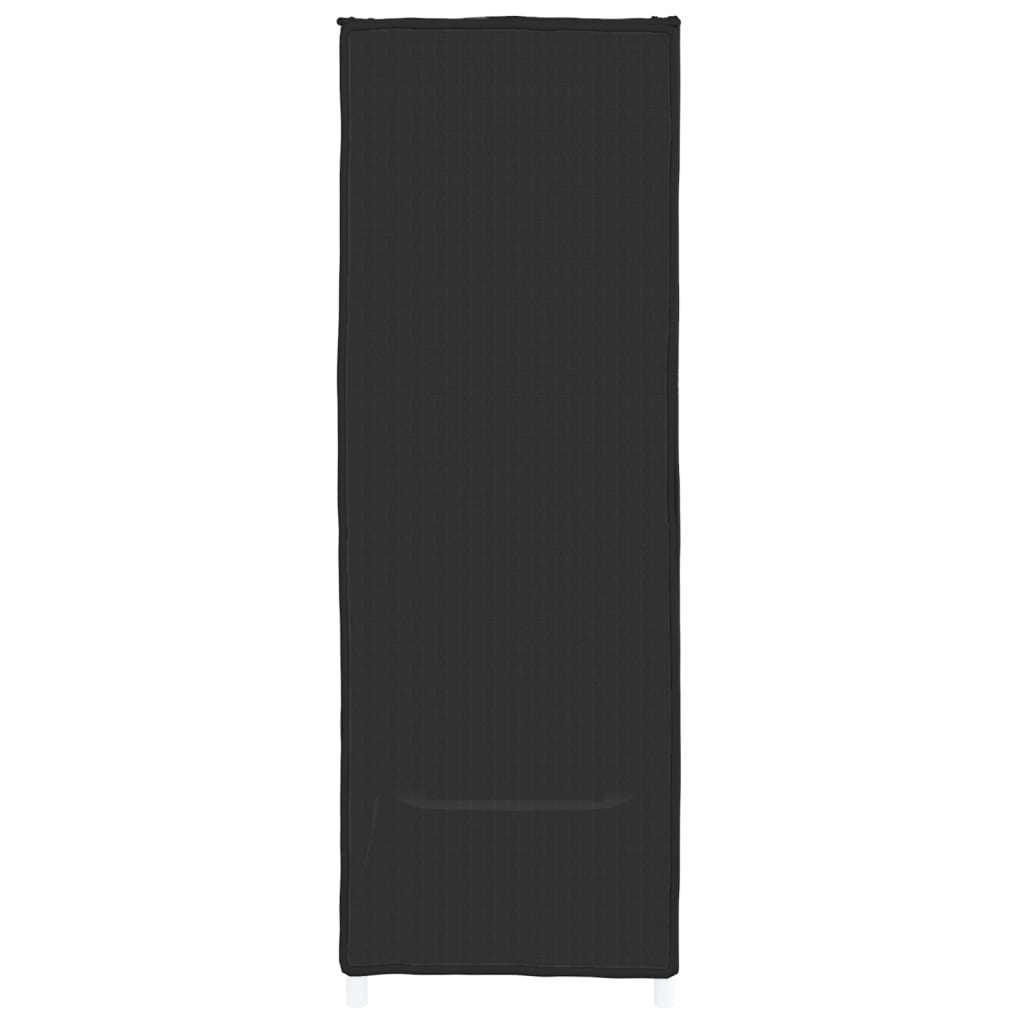 vidaXL Skoförvaring 60x28x90 cm svart tyg