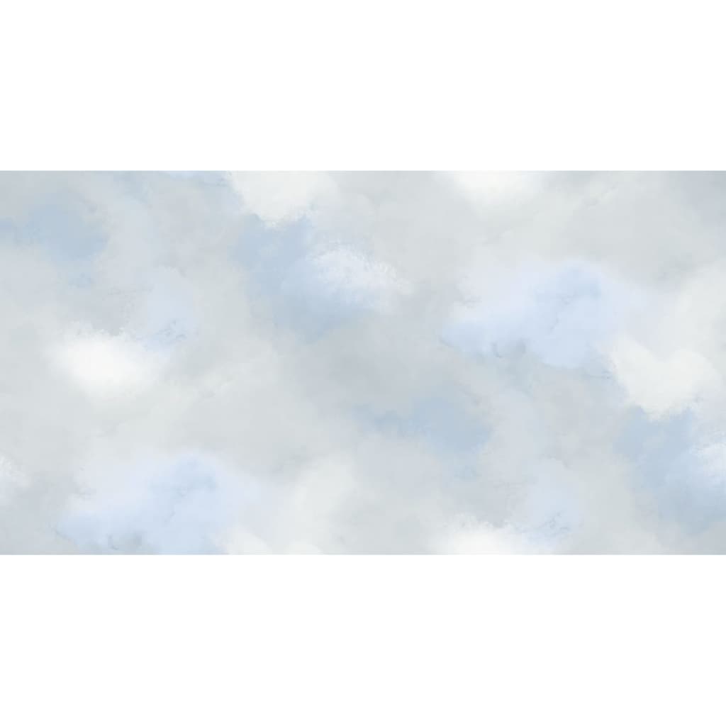 Noordwand Tapet Good Vibes Paint Clouds blå och grå