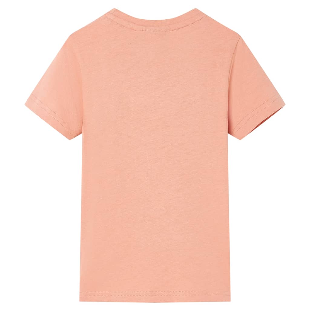 T-shirt för barn ljus orange 92