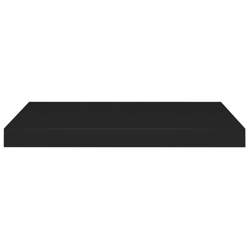 vidaXL Svävande vägghylla svart 60x23,5x3,8 cm MDF