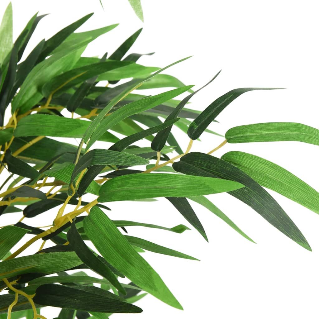 vidaXL Konstväxt bambu 380 blad 80 cm grön