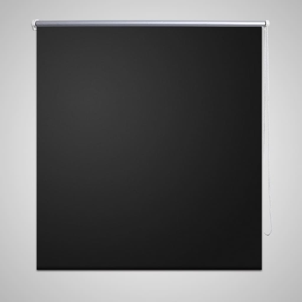 Rullgardin svart 160 x 230 cm mörkläggande