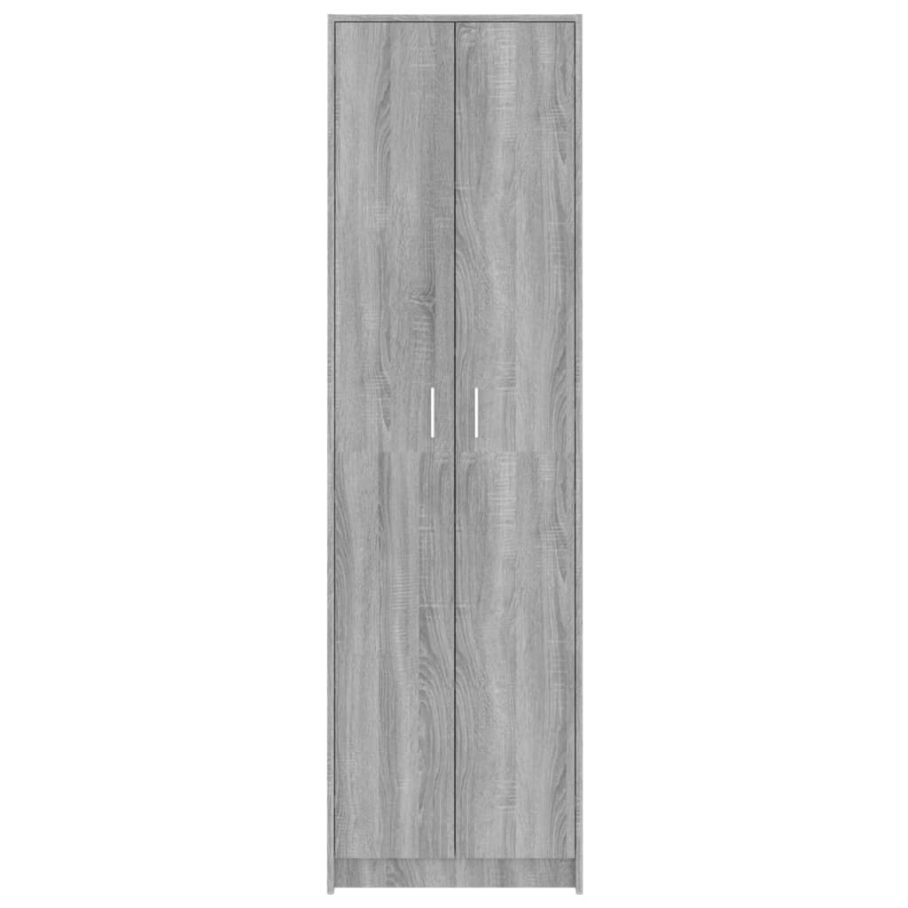 vidaXL Hallgarderob grå sonoma 55x25x189 cm konstruerat trä