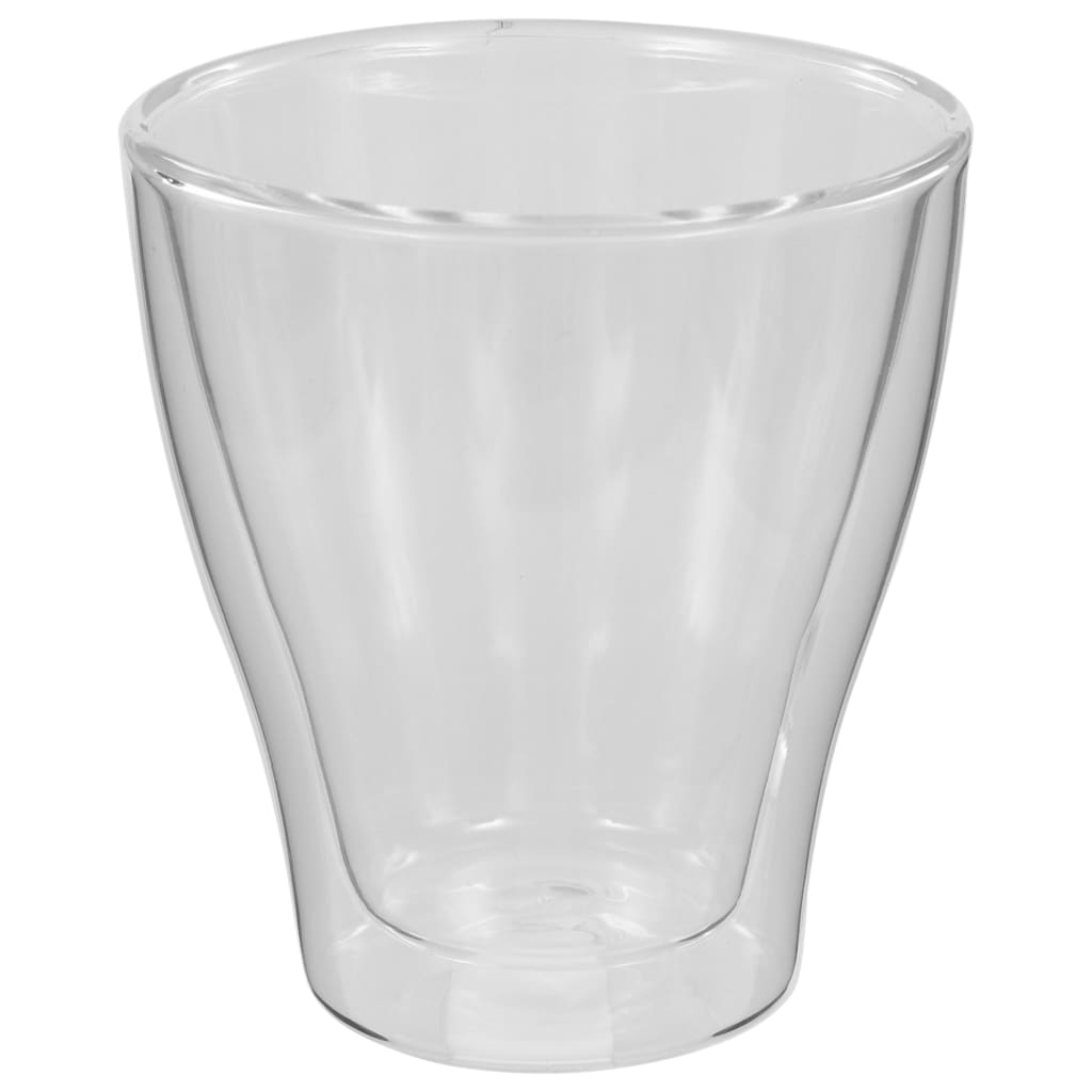 vidaXL Latte Macchiato-glas dubbelväggiga 12 st 280 ml