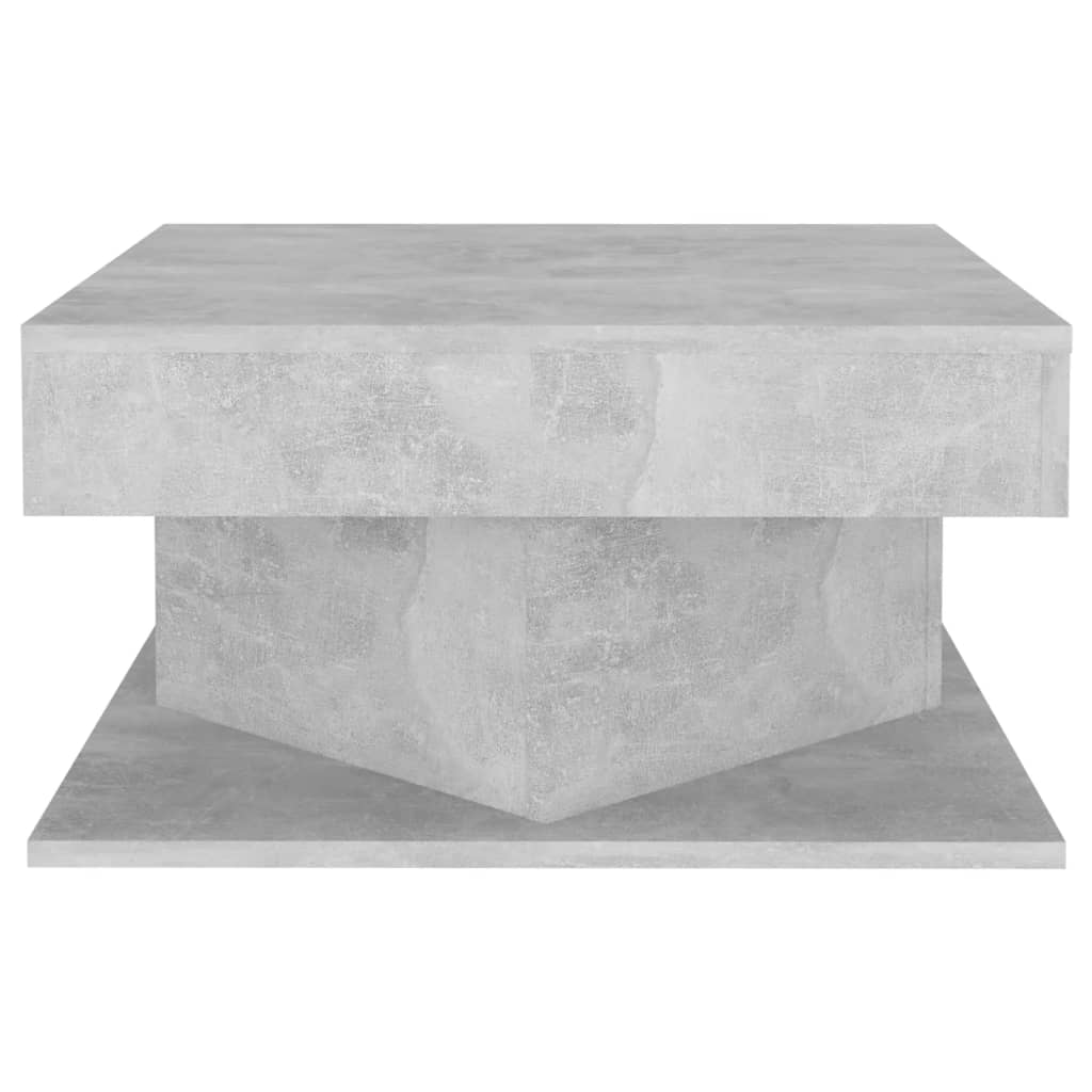 vidaXL Soffbord betonggrå 57x57x30 cm spånskiva