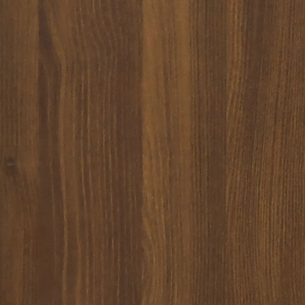 vidaXL Tv-skåp 7 delar brun ek konstruerat trä
