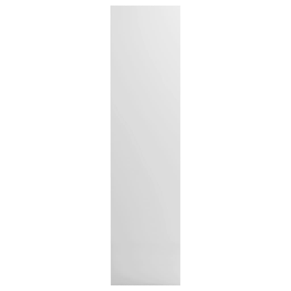 vidaXL Garderob högglans vit 50x50x200 cm konstruerat trä