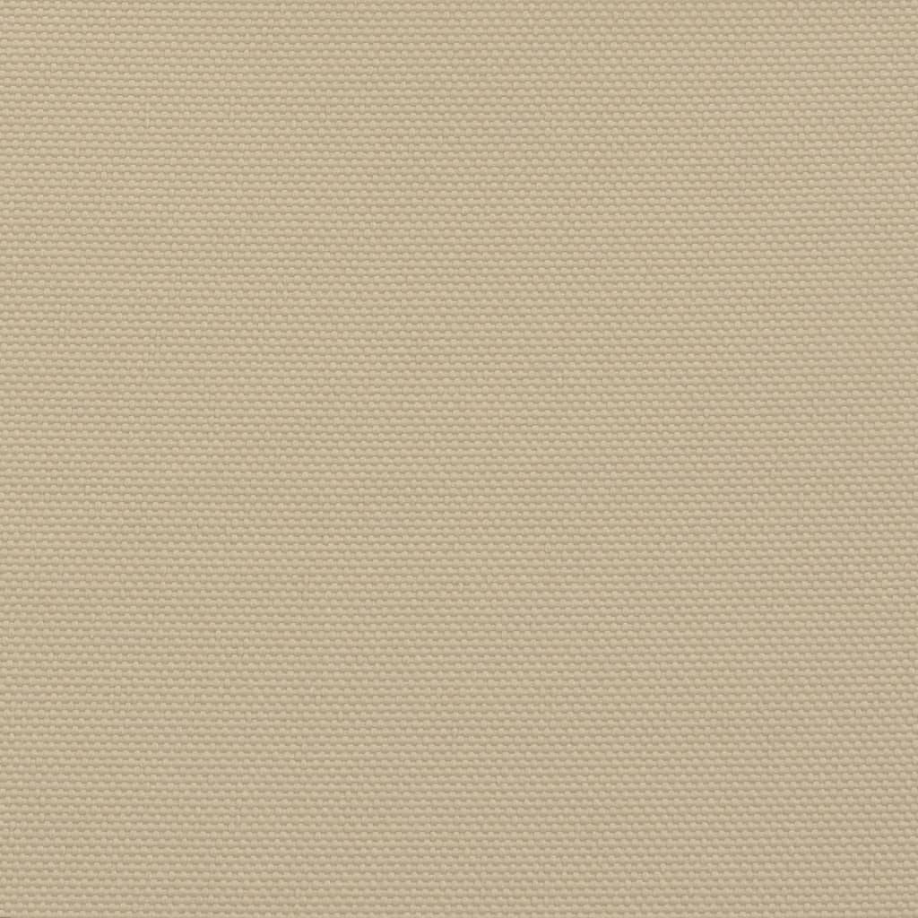 vidaXL Balkongskärm beige 75x1000 cm 100% polyester oxford