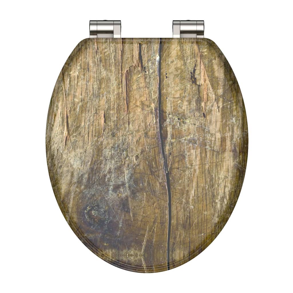 SCHÜTTE Toalettsits Solid Wood MDF brun