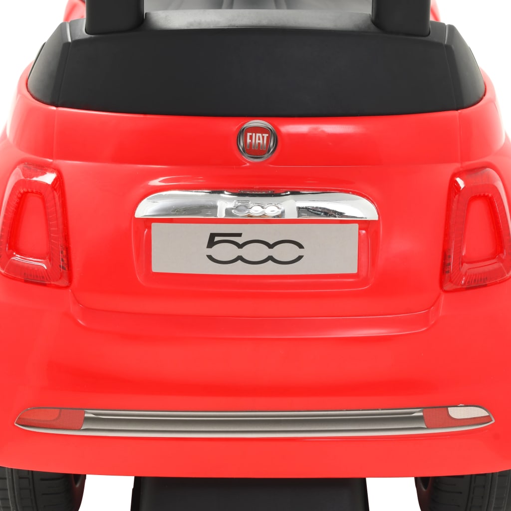 vidaXL Åkbil Fiat 500 röd