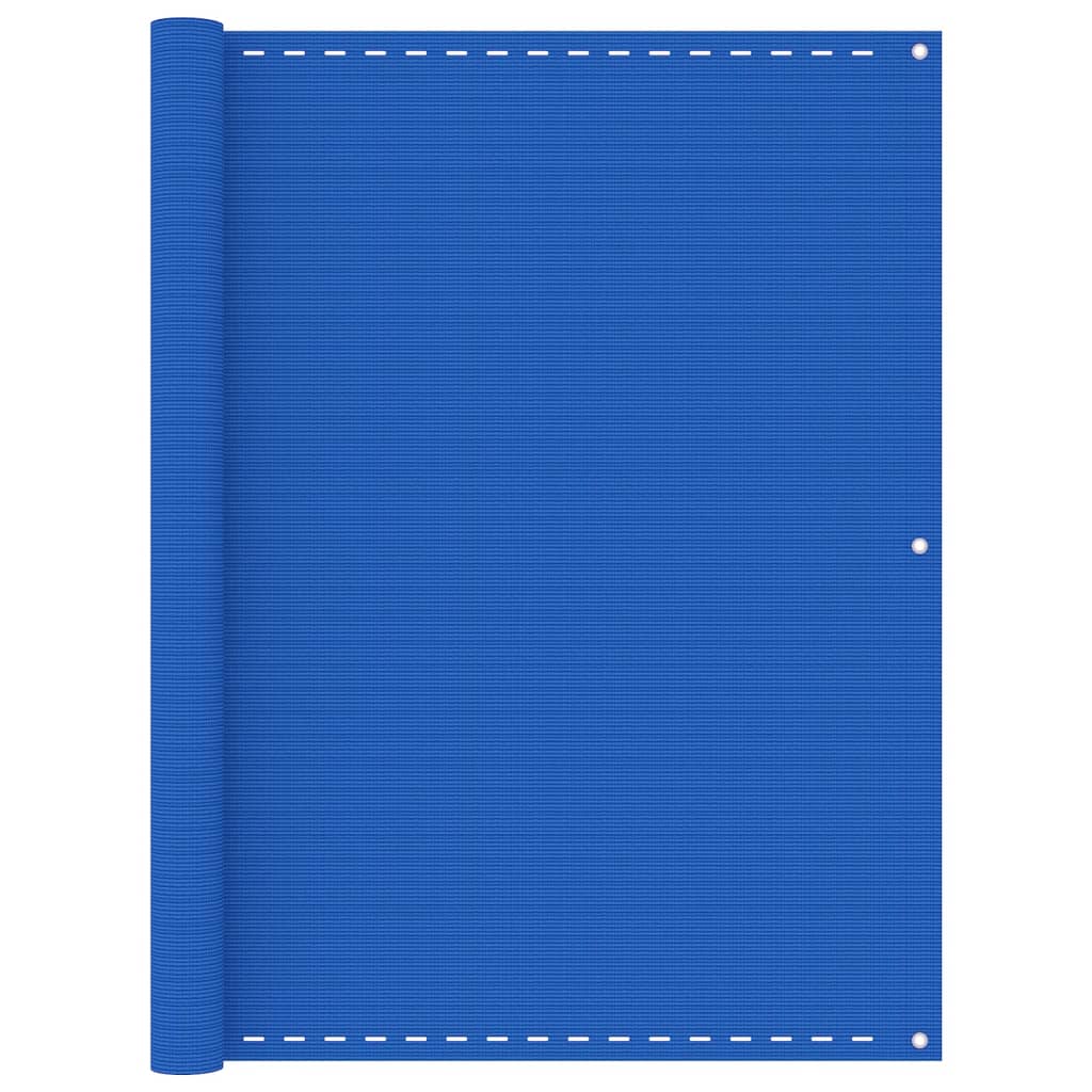 vidaXL Balkongskärm blå 120x300 cm HDPE