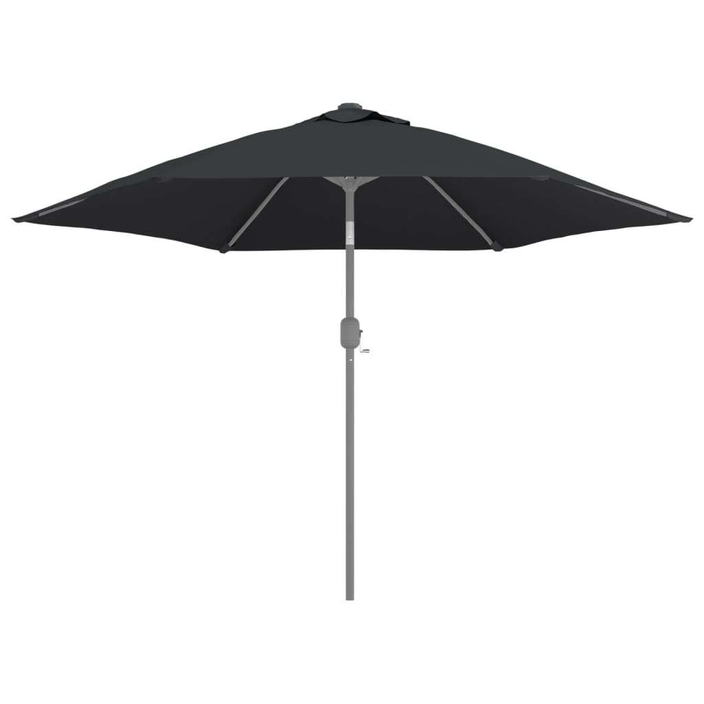 vidaXL Reservtyg för parasoll svart 300 cm