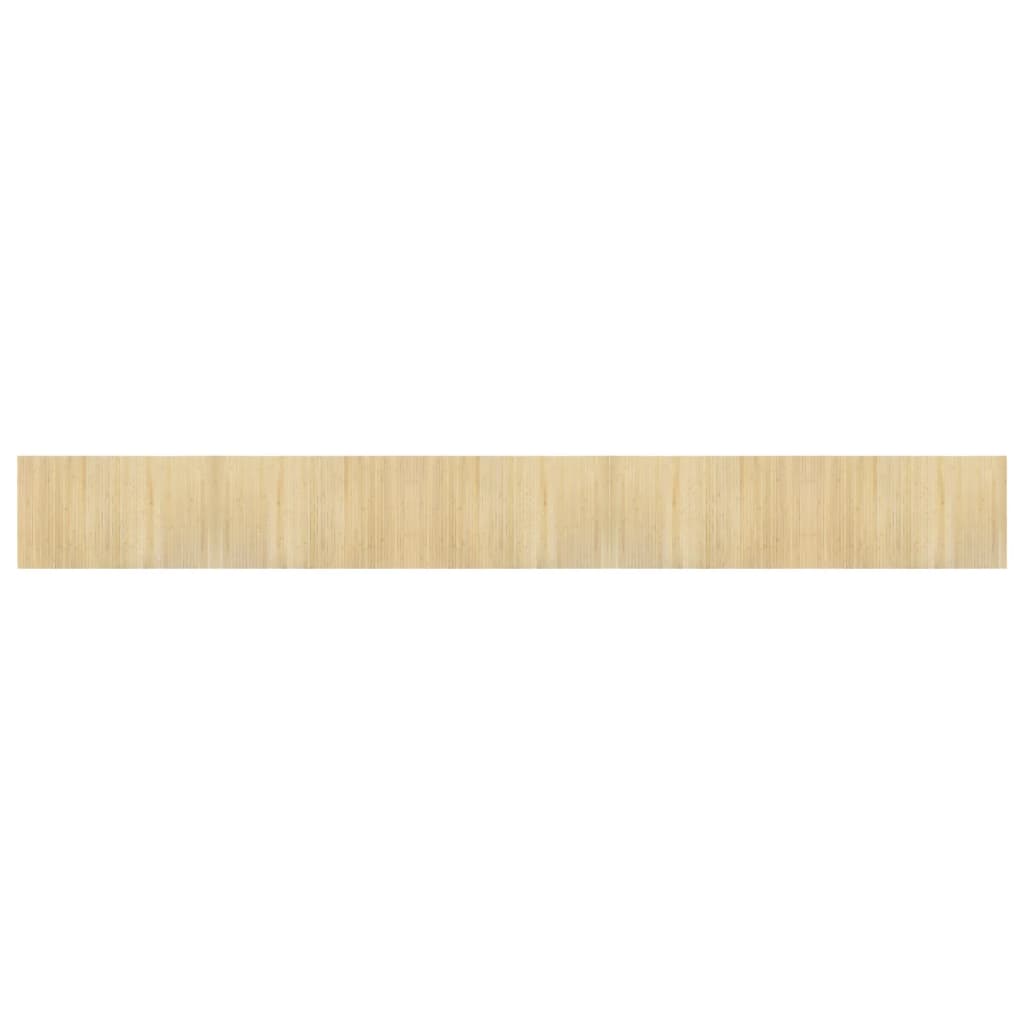 vidaXL Matta rektangulär ljus naturlig 60x500 cm bambu