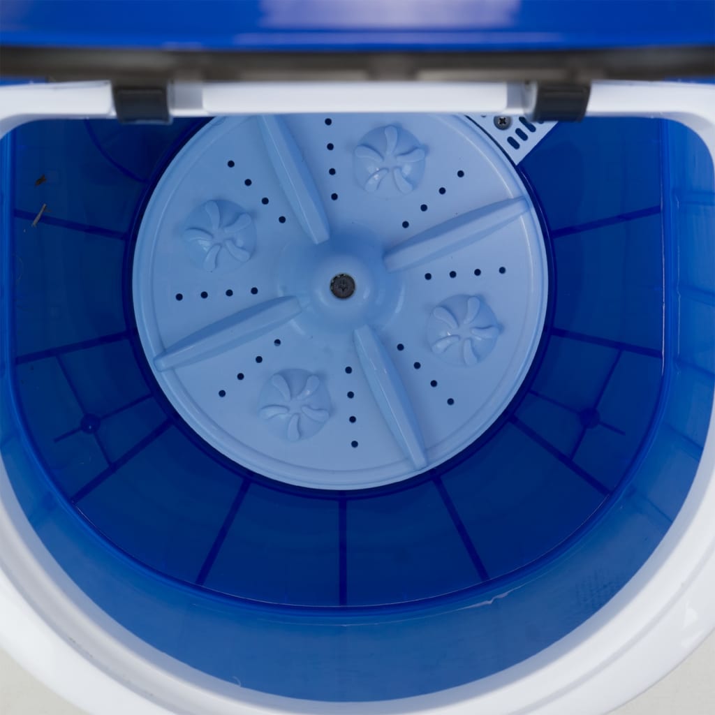 Mestic Portabel tvättmaskin MW-100 blå och vit 180 W