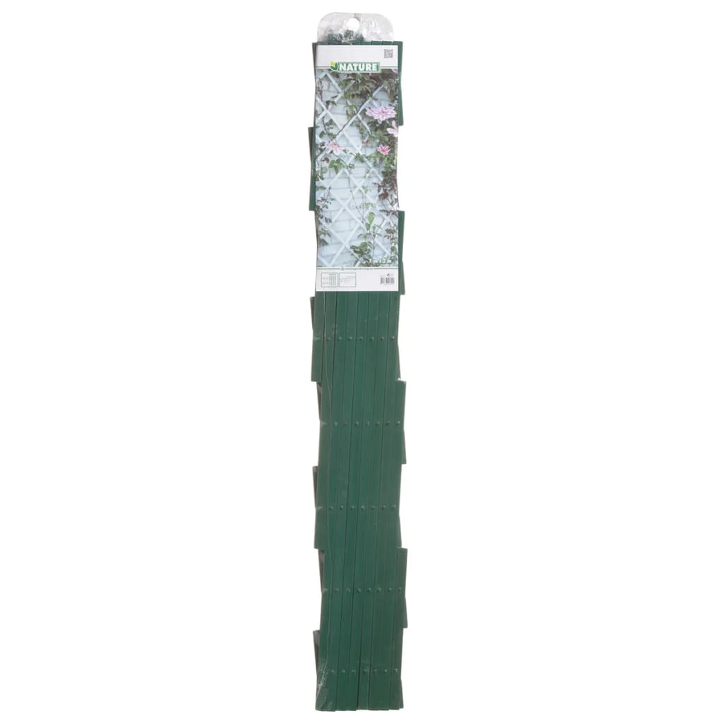 Nature Trädgårdsspaljé 100x200 cm PVC grön 6040704