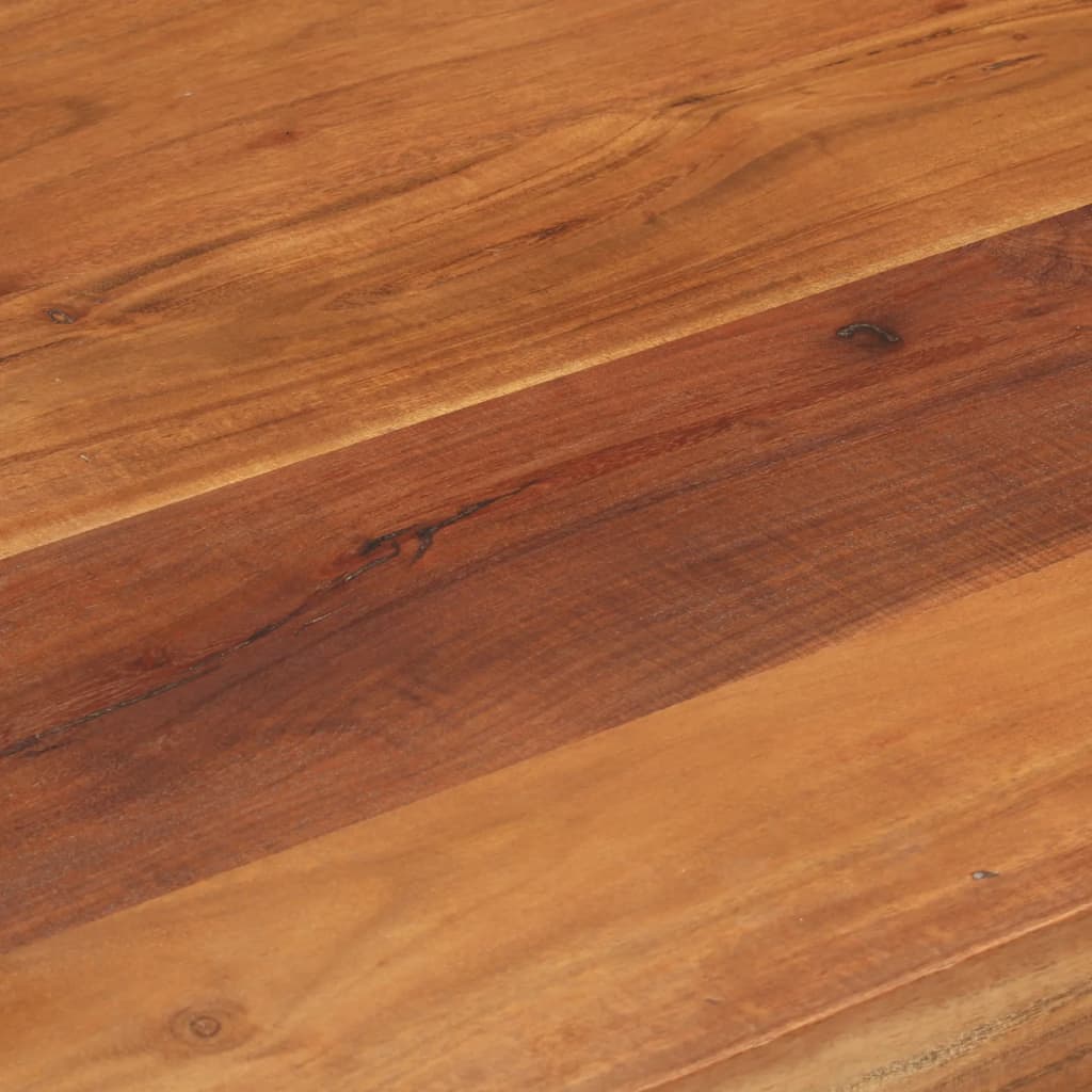 vidaXL Barbord massivt trä med honungsfinish 110x55x106 cm