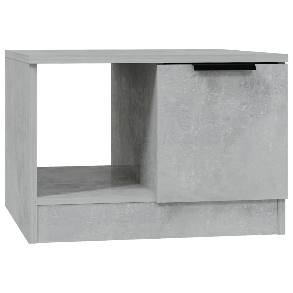 vidaXL Soffbord betonggrå 50x50x36 cm konstruerat trä