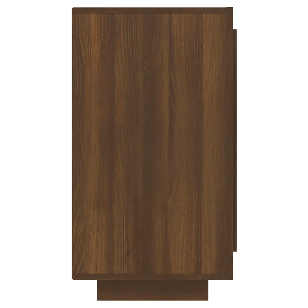 vidaXL Byrå brun ek 80x40x75 cm konstruerat trä