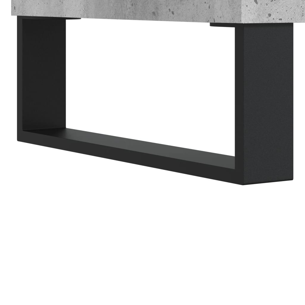 vidaXL Soffbord betonggrå 90x50x36,5 cm konstruerat trä