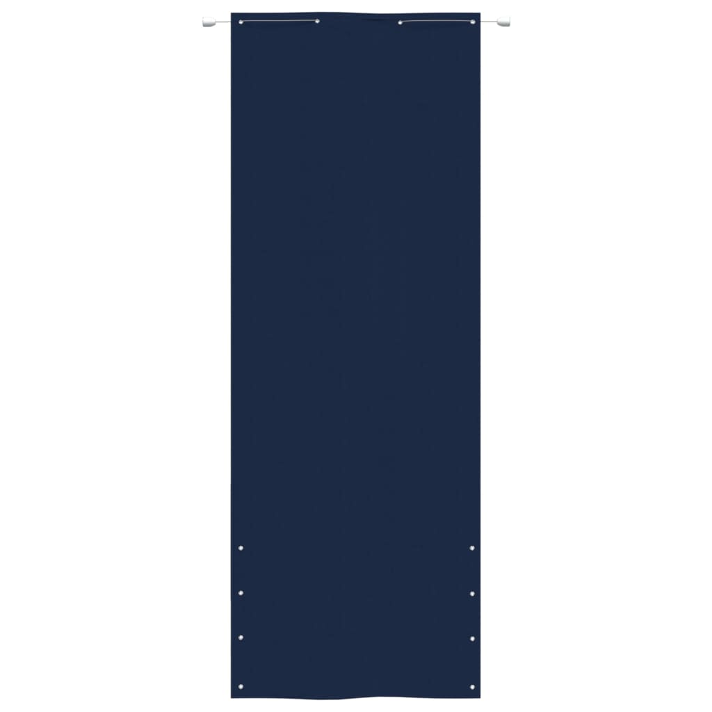 vidaXL Balkongskärm blå 80x240 cm oxfordtyg