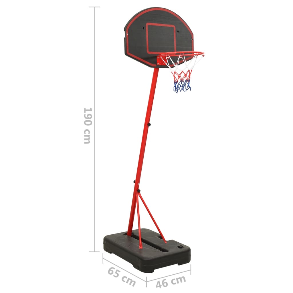 vidaXL Basketkorg justerbar 190 cm