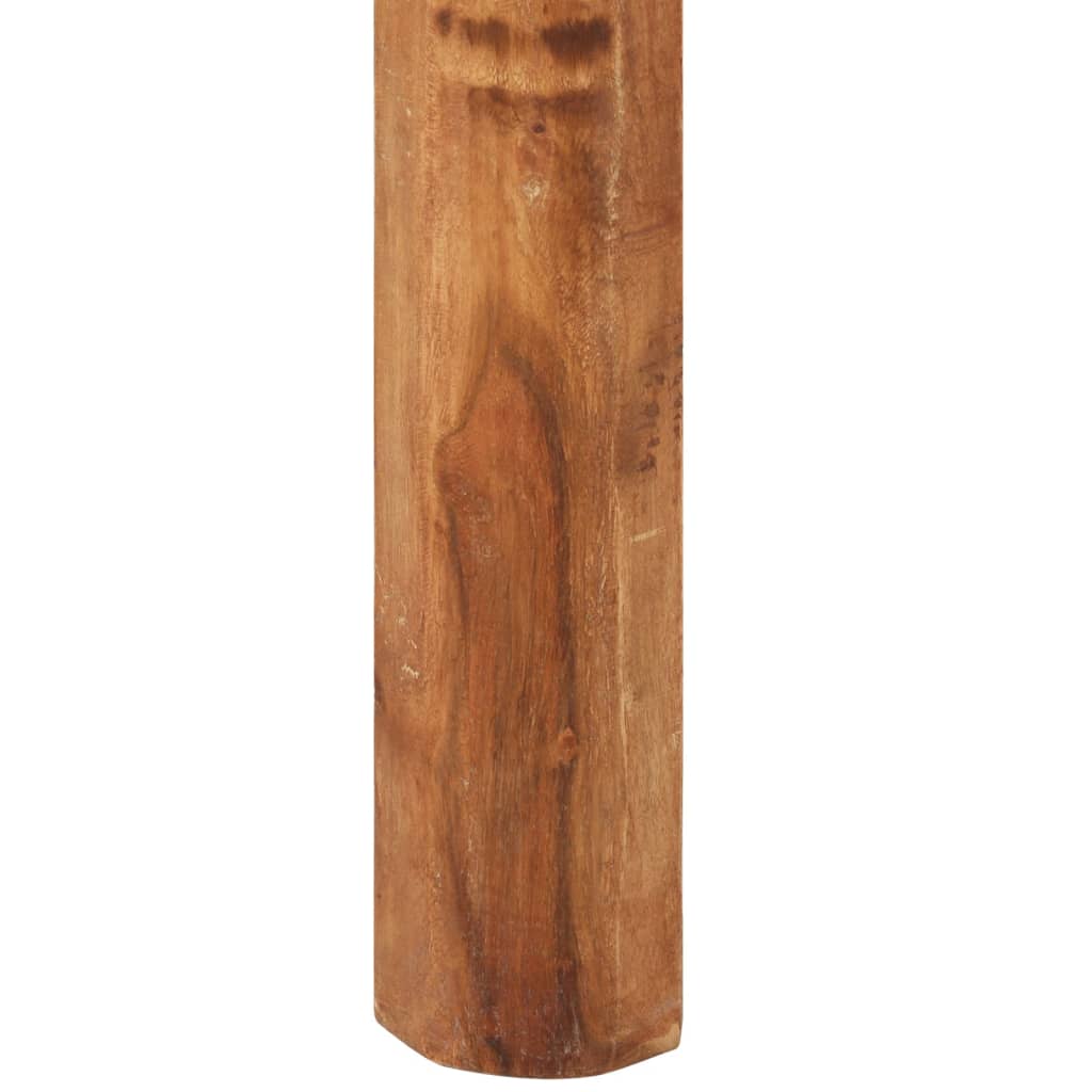 vidaXL Matbord massivt trä med honungsfinish 110x60x76 cm