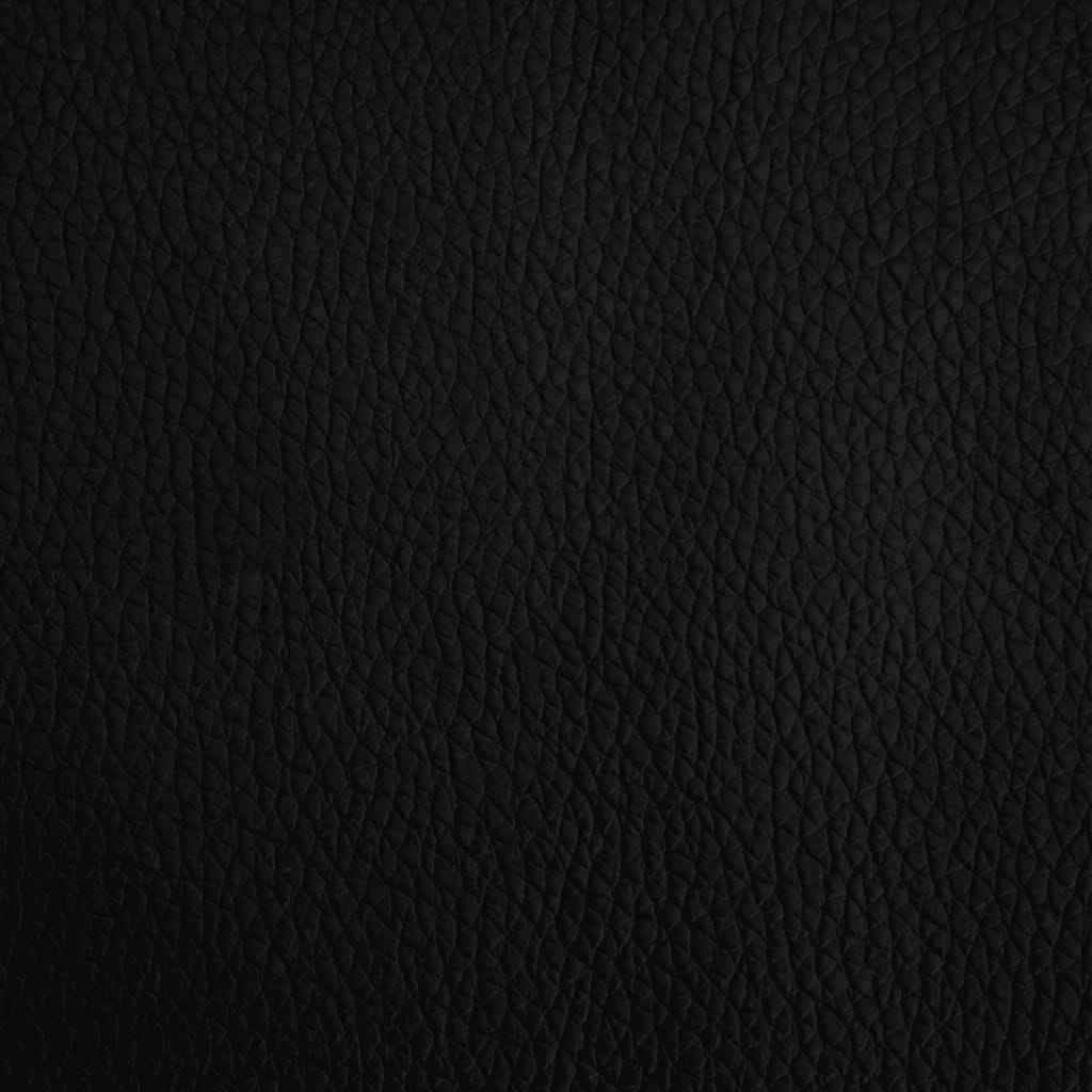 vidaXL Barnsoffa med fotpall svart 100x50x30 cm sammet