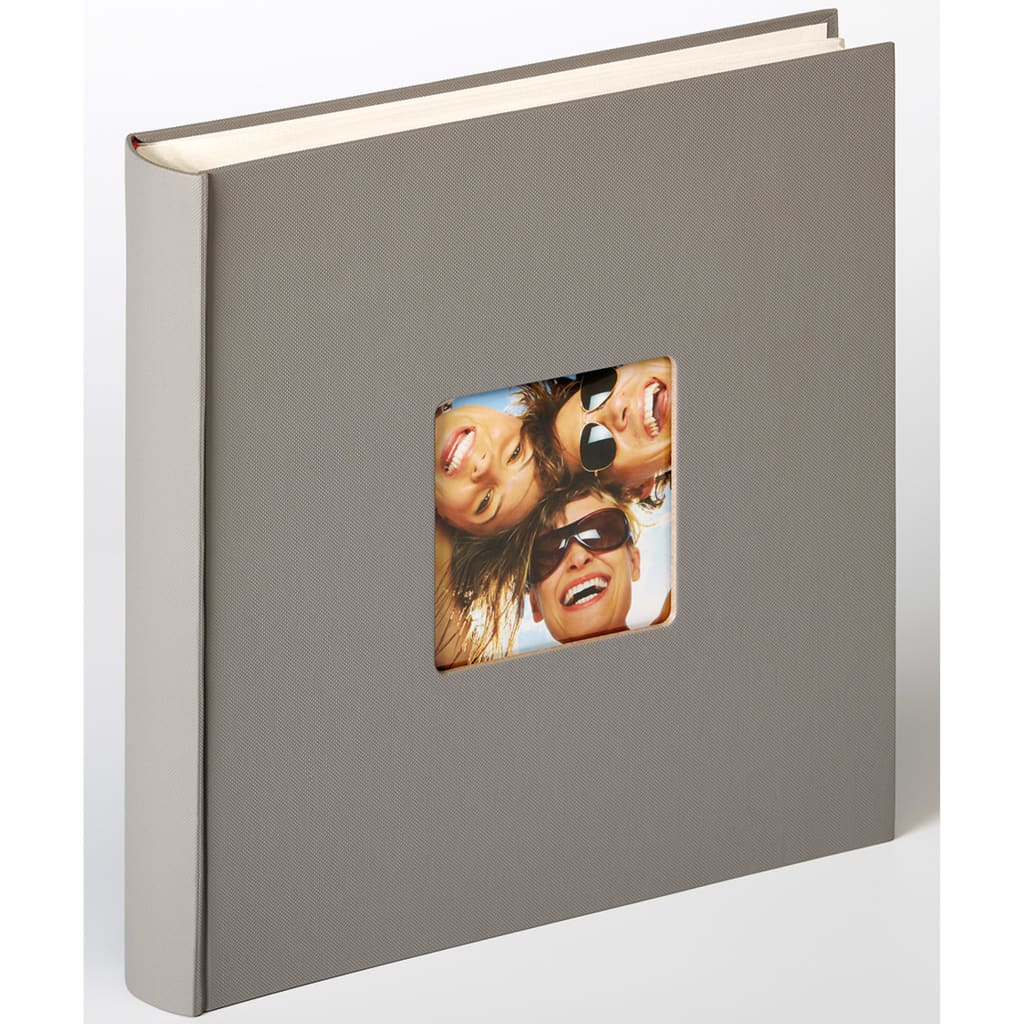 Walther Design Fotoalbum Fun 30x30 cm grå 100 sidor