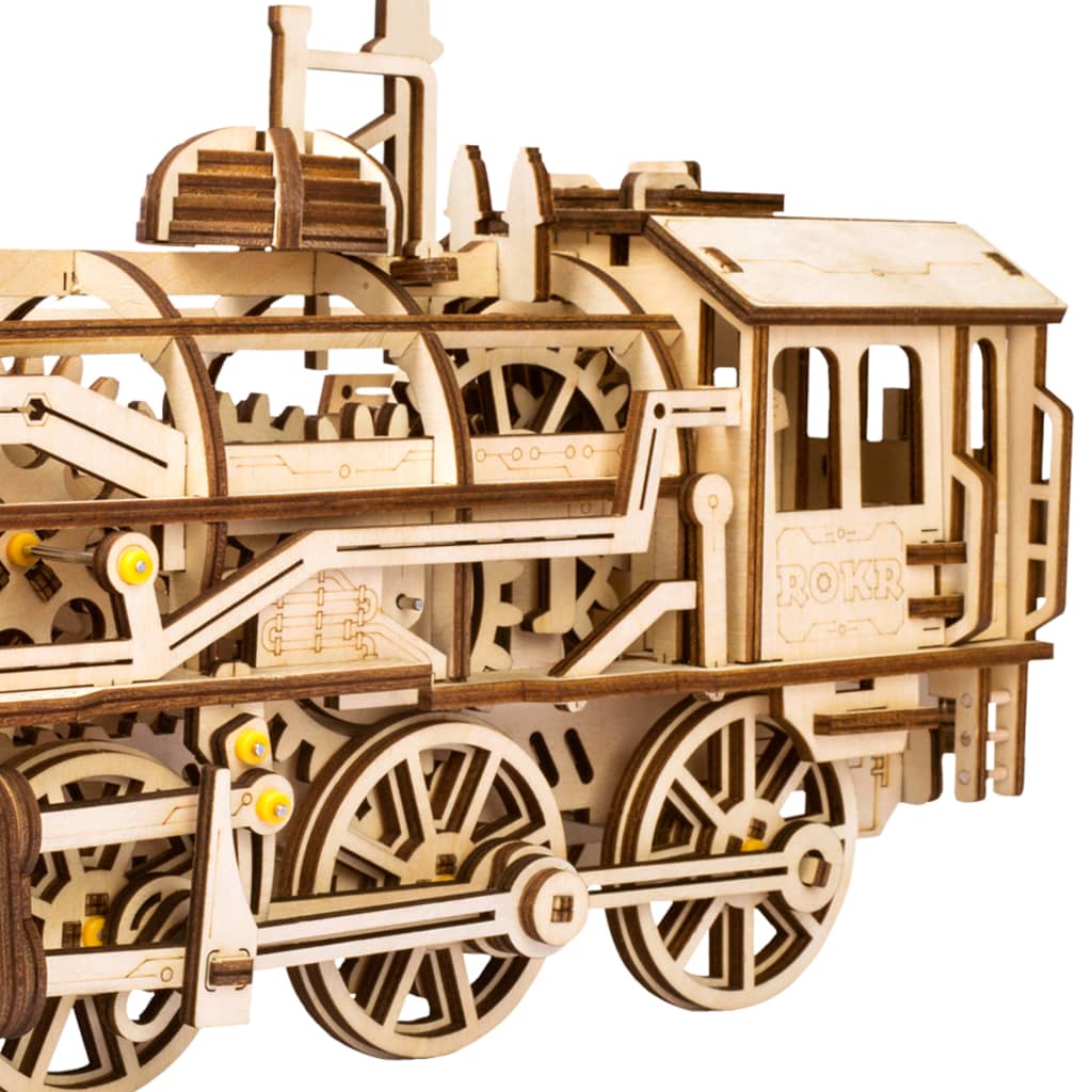 Robotime Byggsats trä tåg Locomotive