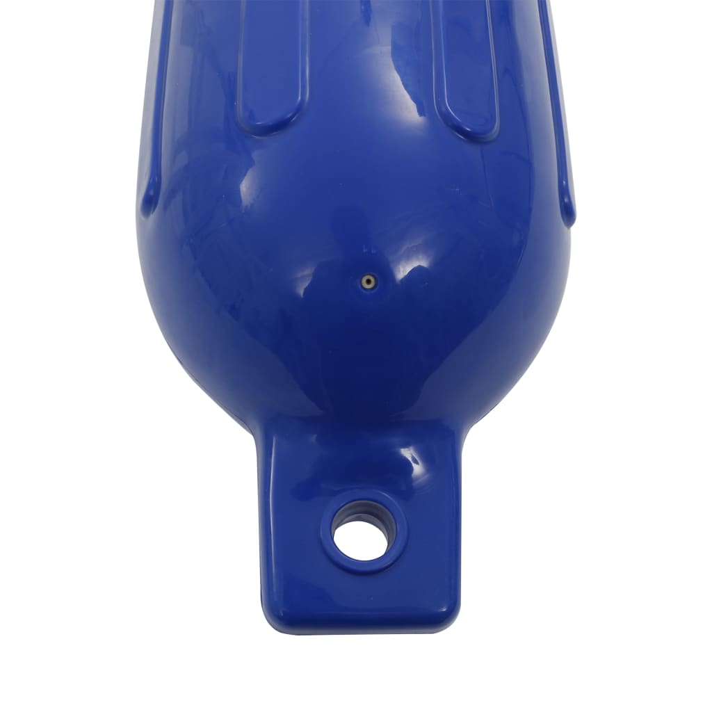 vidaXL Båtfender 4 st blå 58,5x16,5 cm PVC