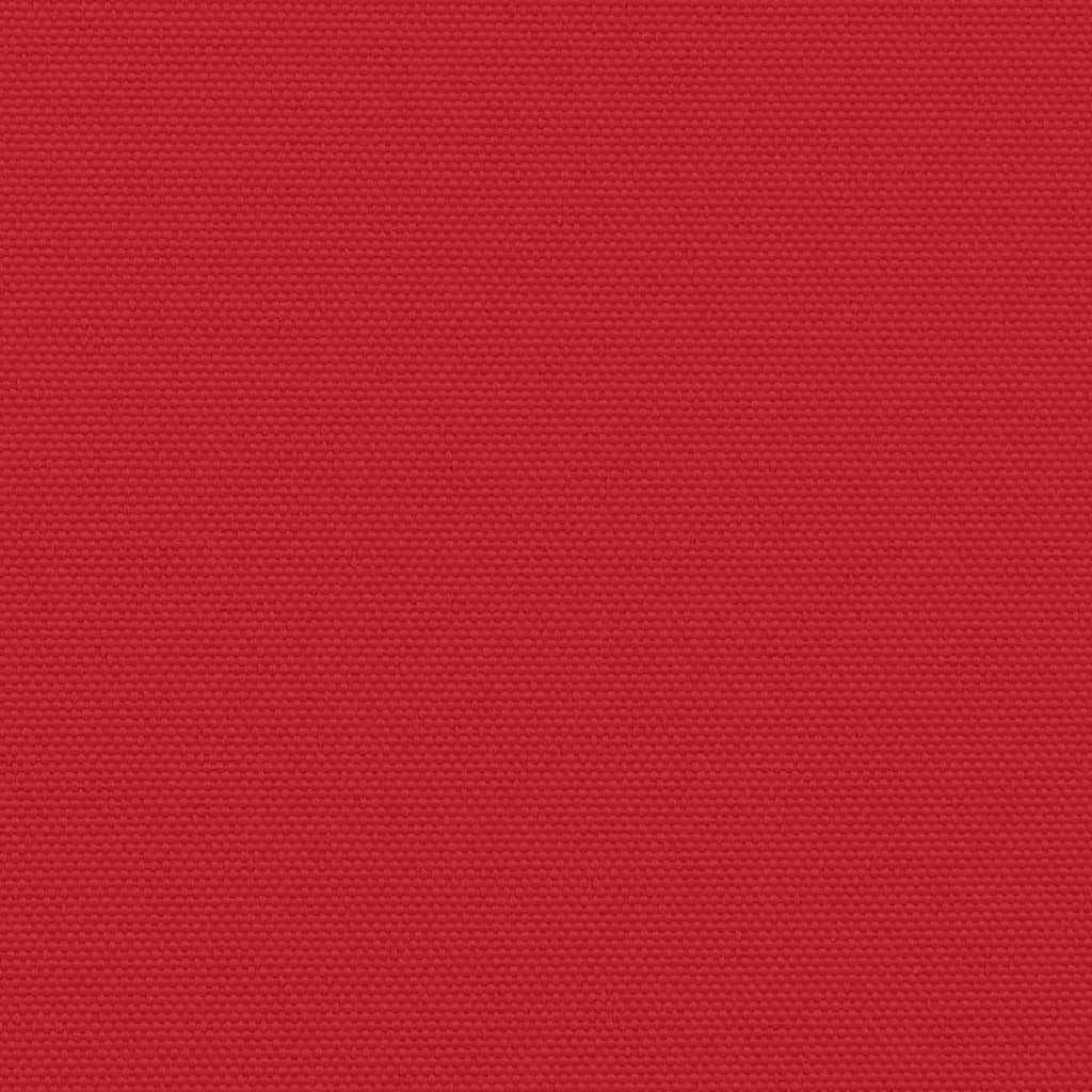 vidaXL Indragbar sidomarkis röd 100x300 cm