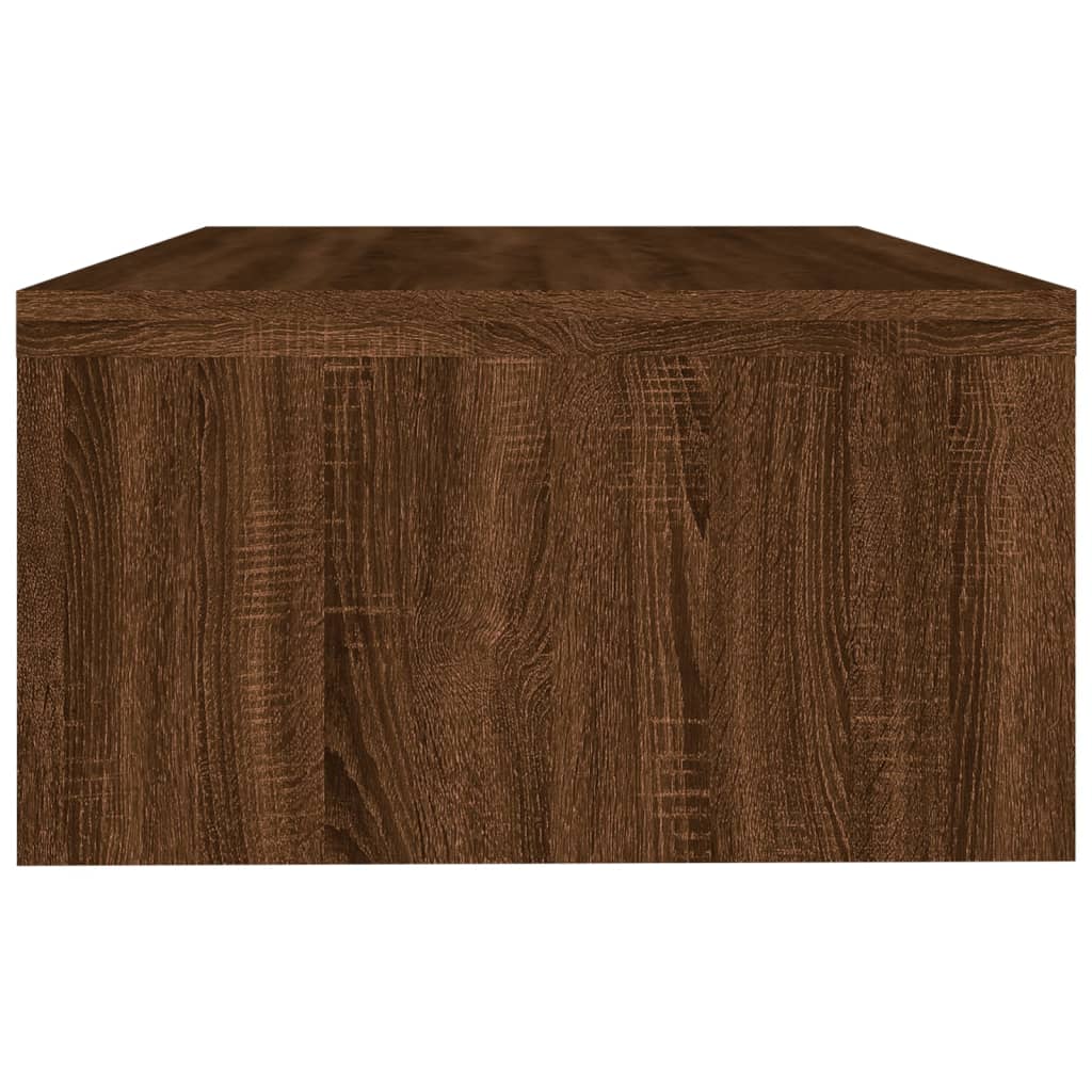 vidaXL Skärmställ brun ek 42x24x13 cm konstruerat trä
