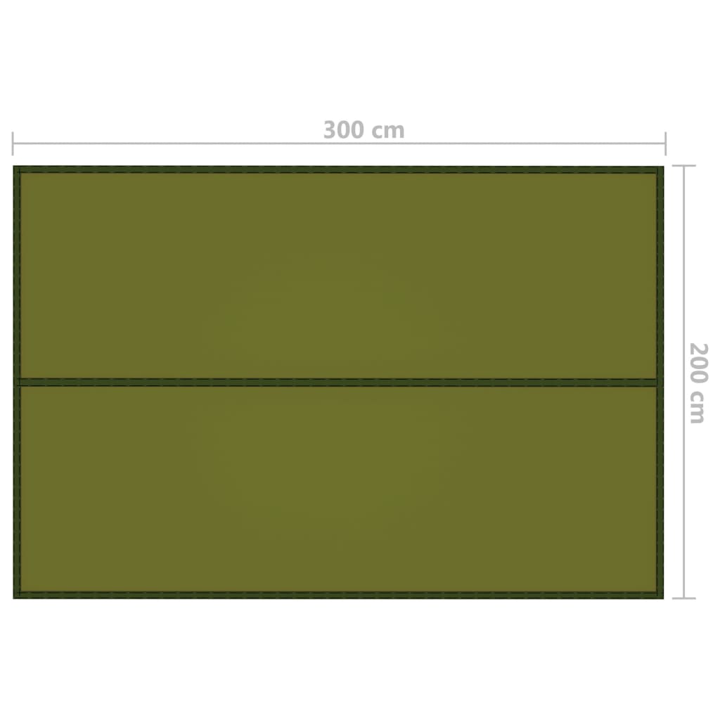 vidaXL Tarp 3x2 m grön