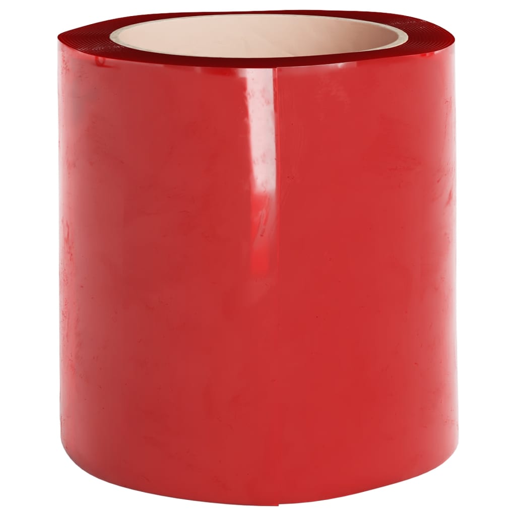 vidaXL Köldridå röd 200x1,6 mm 10 m PVC