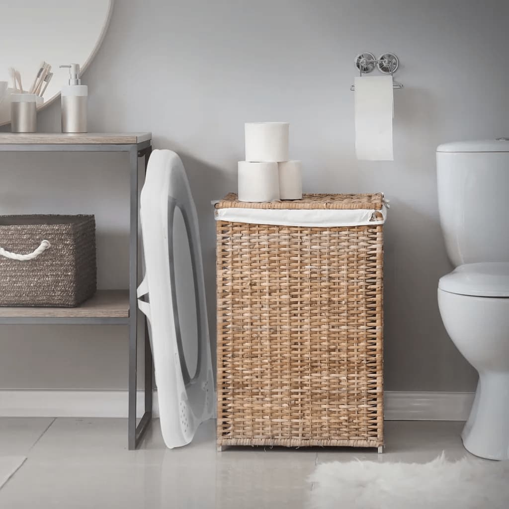 Bathroom Solutions Hopfällbar badbalja vit och grå