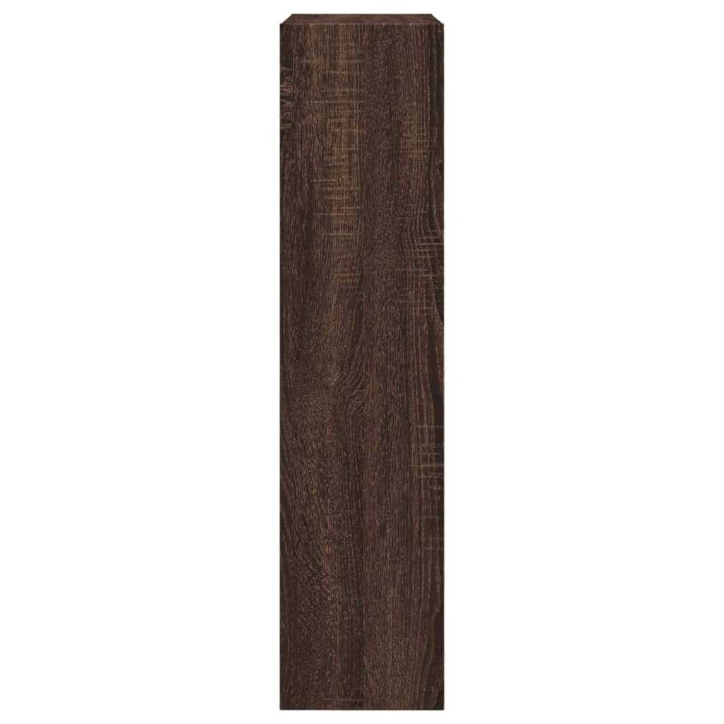 vidaXL Skohylla brun ek 60x21x87,5 cm konstruerat trä