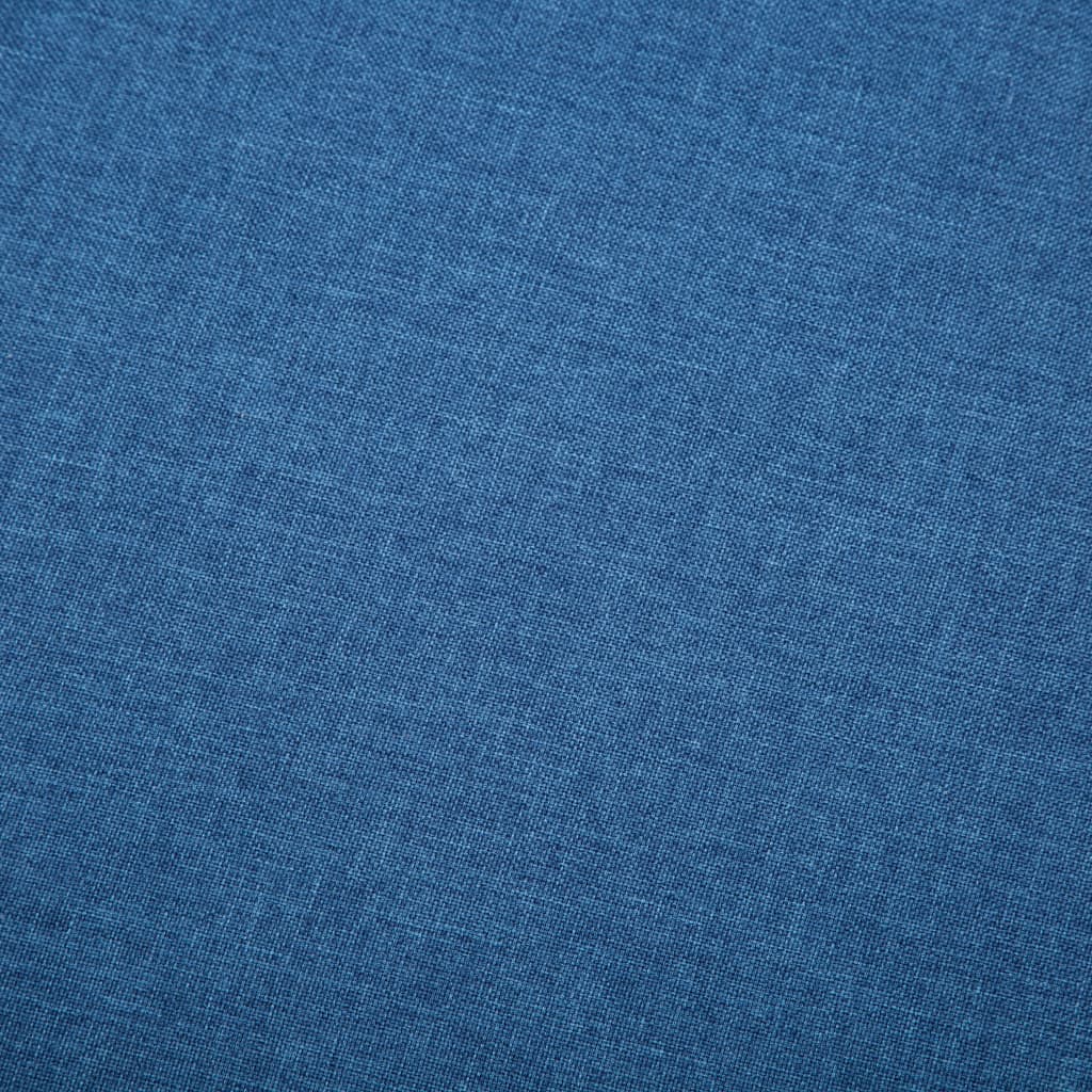 vidaXL 3-sitssoffa med tygklädsel 172x70x82 cm blå