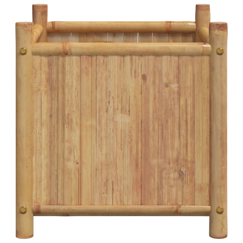 vidaXL Odlingslåda 50x50x50 cm bambu