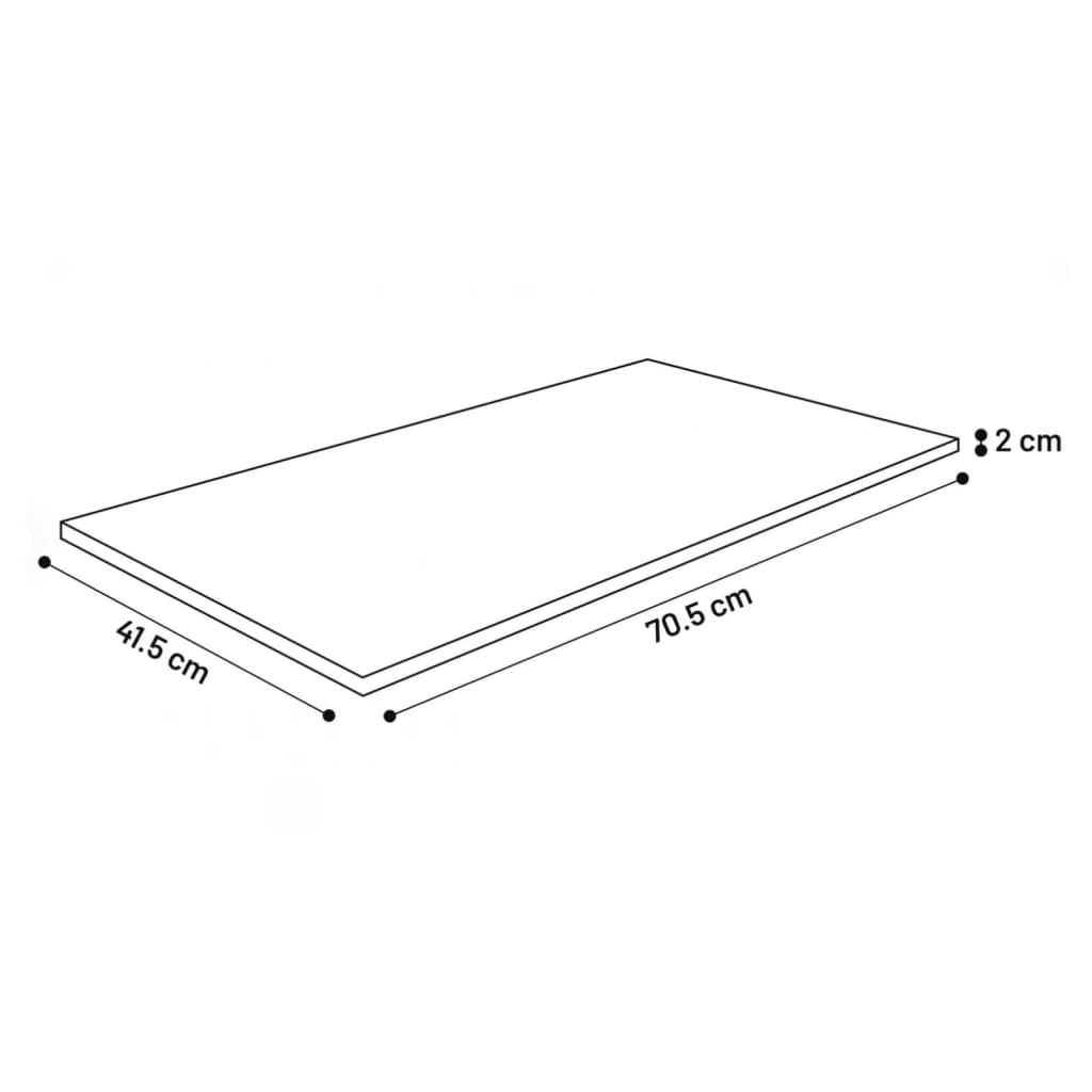 FLAMINGO Hundkudde Zupo platt rektangulär 70,5x41,5 cm beige och grå
