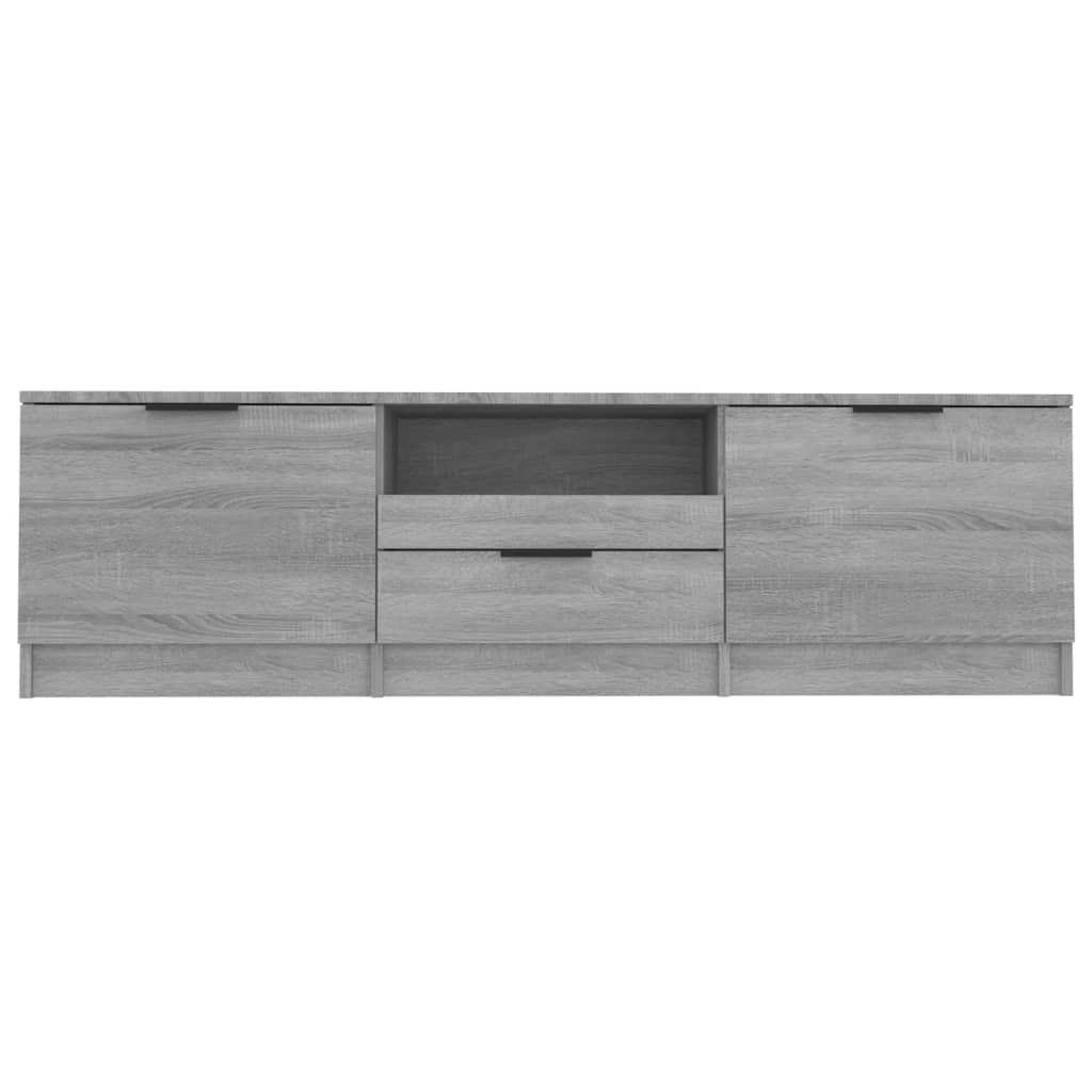 vidaXL TV-bänk grå sonoma 140x35x40 cm konstruerat trä