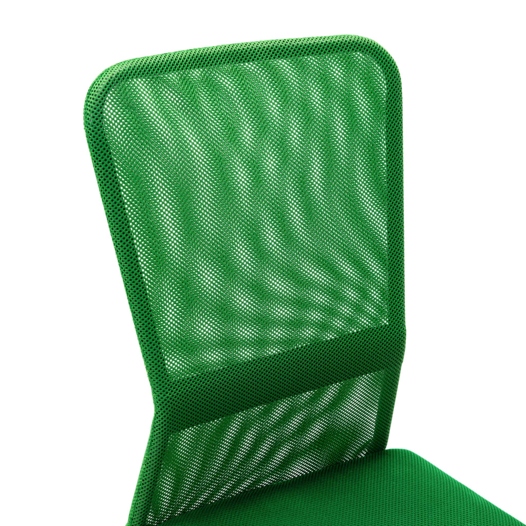 vidaXL Kontorsstol grön 44x52x100 cm nättyg